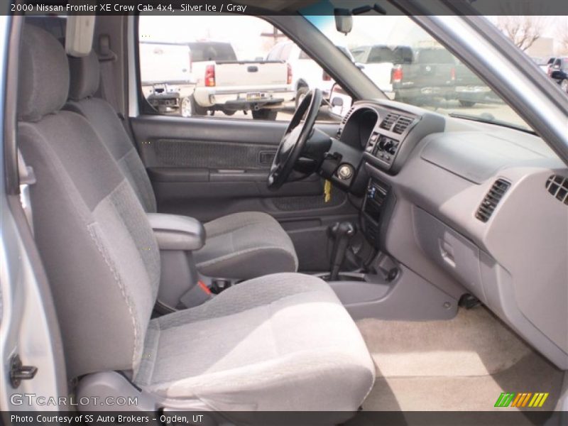 Silver Ice / Gray 2000 Nissan Frontier XE Crew Cab 4x4