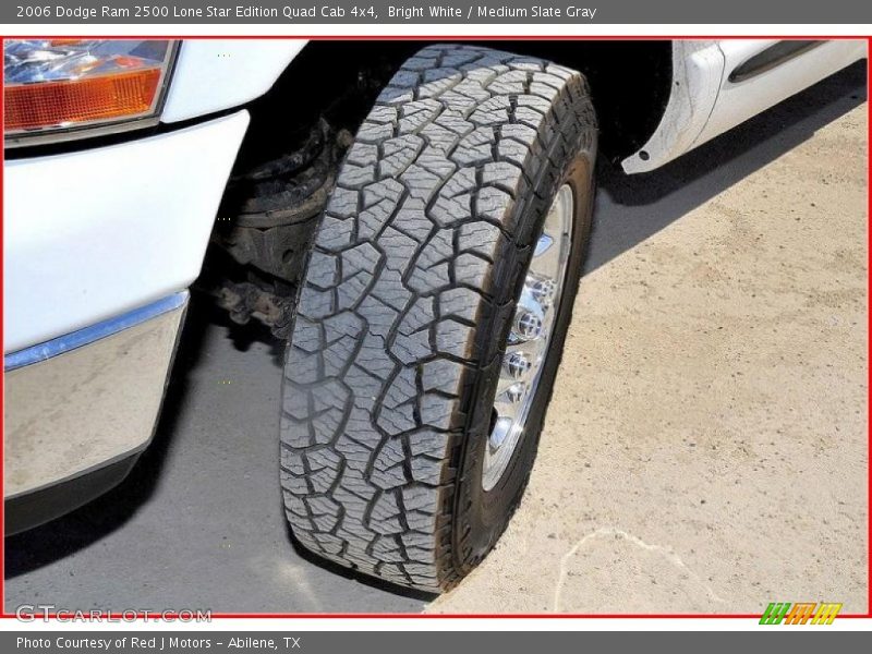 Bright White / Medium Slate Gray 2006 Dodge Ram 2500 Lone Star Edition Quad Cab 4x4