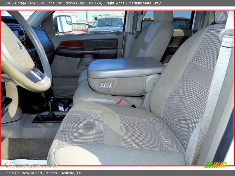 Bright White / Medium Slate Gray 2006 Dodge Ram 2500 Lone Star Edition Quad Cab 4x4