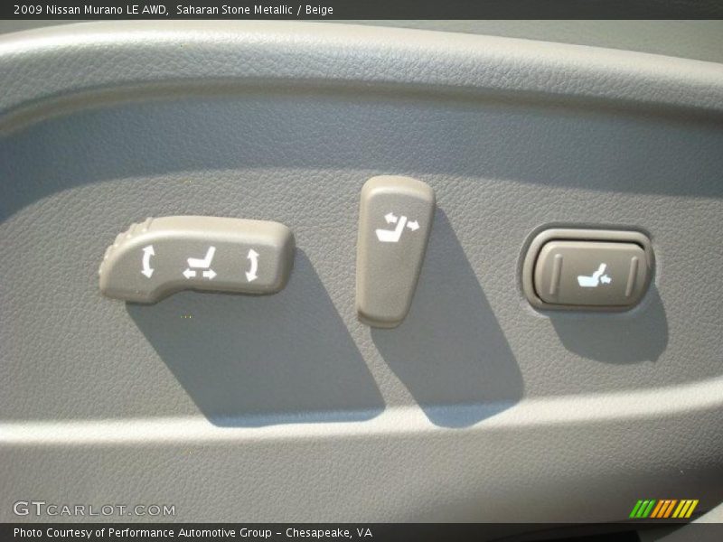 Saharan Stone Metallic / Beige 2009 Nissan Murano LE AWD