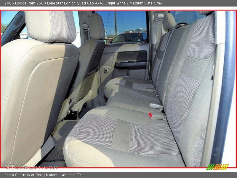 Bright White / Medium Slate Gray 2006 Dodge Ram 2500 Lone Star Edition Quad Cab 4x4