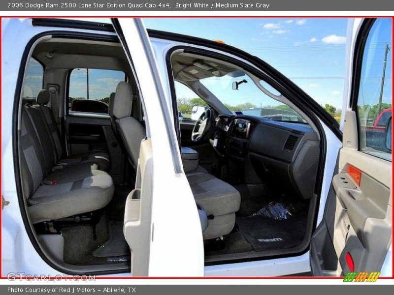 Bright White / Medium Slate Gray 2006 Dodge Ram 2500 Lone Star Edition Quad Cab 4x4
