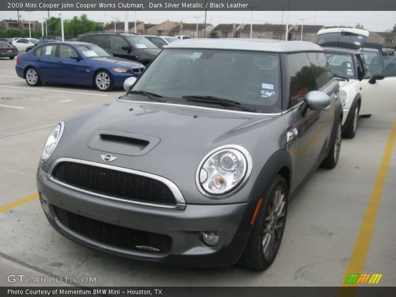 Dark Silver Metallic / Black Leather 2009 Mini Cooper John Cooper Works Clubman