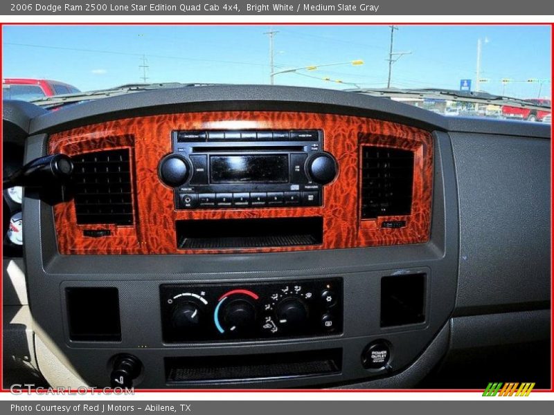 Bright White / Medium Slate Gray 2006 Dodge Ram 2500 Lone Star Edition Quad Cab 4x4