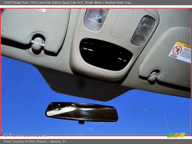 Bright White / Medium Slate Gray 2006 Dodge Ram 2500 Lone Star Edition Quad Cab 4x4
