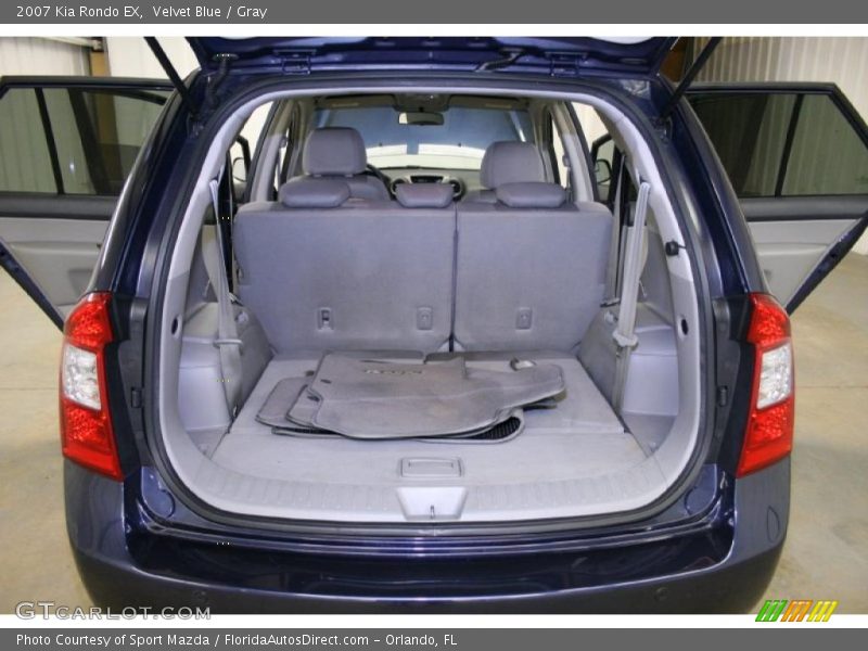 Velvet Blue / Gray 2007 Kia Rondo EX