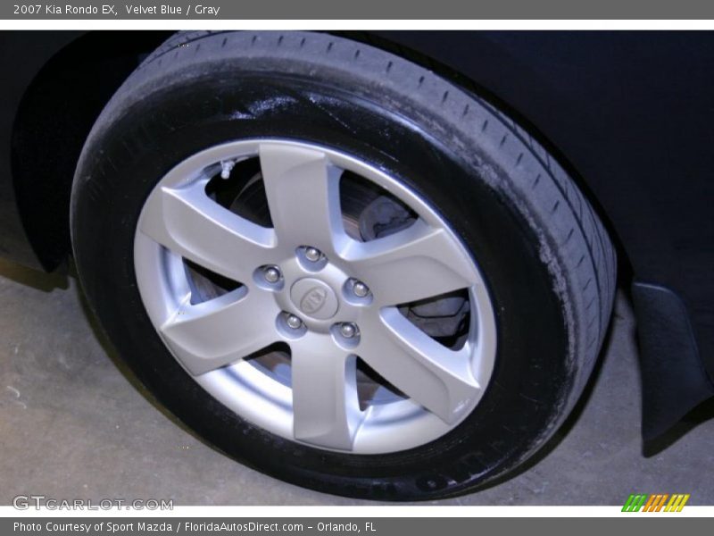 Velvet Blue / Gray 2007 Kia Rondo EX