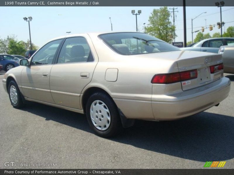 Cashmere Beige Metallic / Oak 1998 Toyota Camry CE