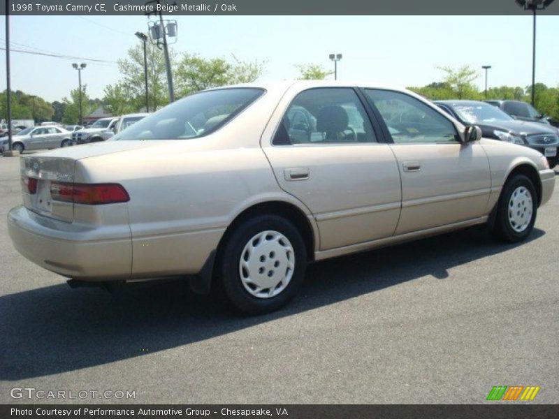 Cashmere Beige Metallic / Oak 1998 Toyota Camry CE