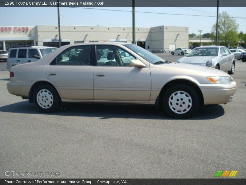 Cashmere Beige Metallic / Oak 1998 Toyota Camry CE