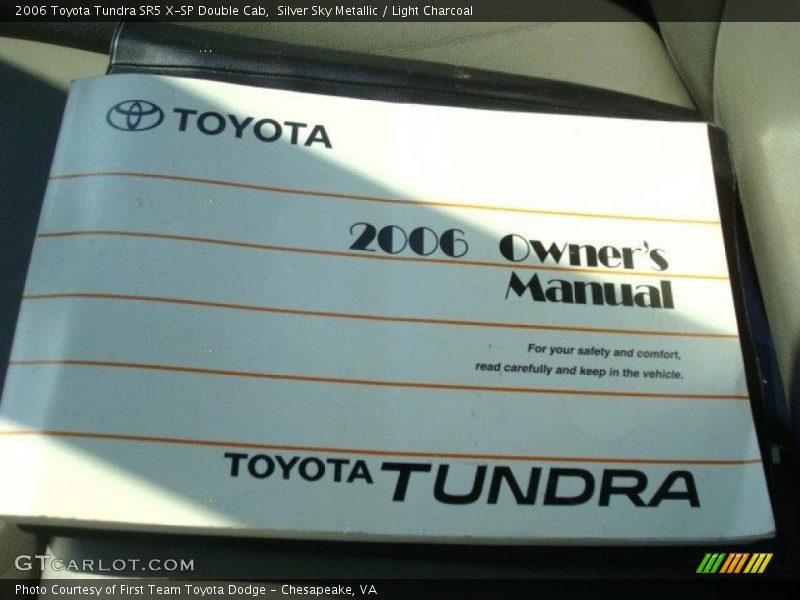 Silver Sky Metallic / Light Charcoal 2006 Toyota Tundra SR5 X-SP Double Cab