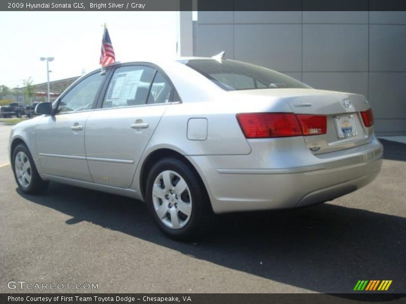 Bright Silver / Gray 2009 Hyundai Sonata GLS