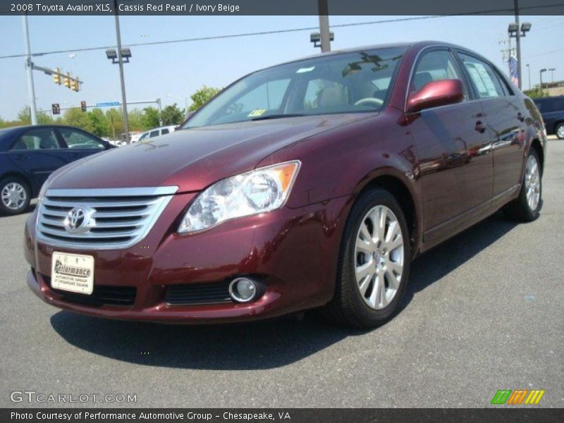 Cassis Red Pearl / Ivory Beige 2008 Toyota Avalon XLS