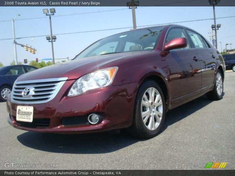 Cassis Red Pearl / Ivory Beige 2008 Toyota Avalon XLS