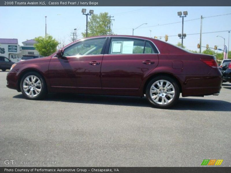 Cassis Red Pearl / Ivory Beige 2008 Toyota Avalon XLS