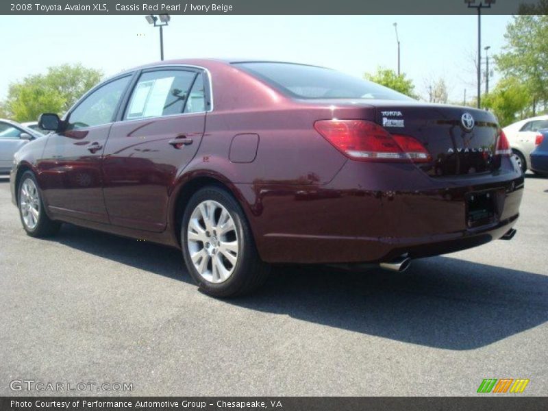 Cassis Red Pearl / Ivory Beige 2008 Toyota Avalon XLS