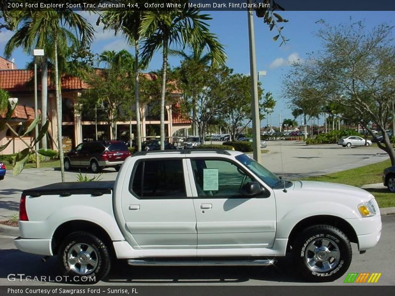 Oxford White / Medium Dark Flint/Dark Flint 2004 Ford Explorer Sport Trac Adrenalin 4x4