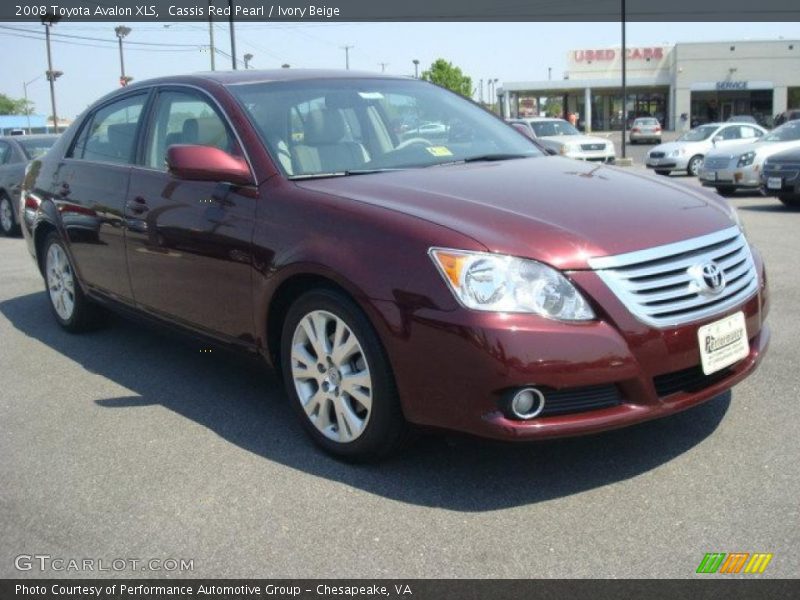 Cassis Red Pearl / Ivory Beige 2008 Toyota Avalon XLS