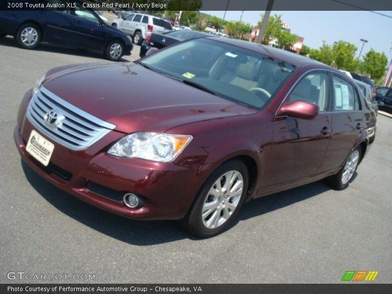 Cassis Red Pearl / Ivory Beige 2008 Toyota Avalon XLS