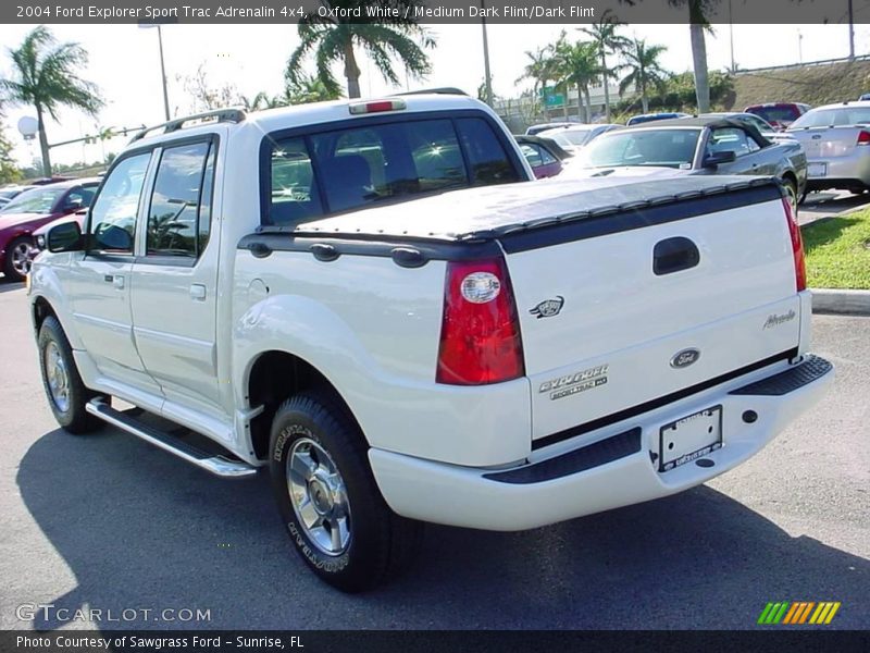 Oxford White / Medium Dark Flint/Dark Flint 2004 Ford Explorer Sport Trac Adrenalin 4x4