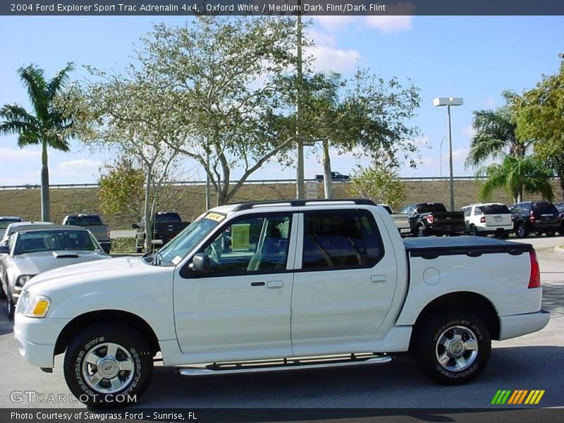 Oxford White / Medium Dark Flint/Dark Flint 2004 Ford Explorer Sport Trac Adrenalin 4x4