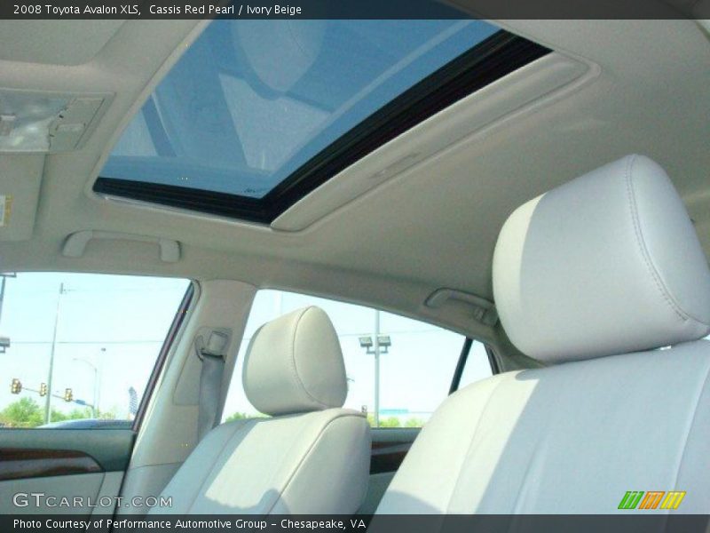 Cassis Red Pearl / Ivory Beige 2008 Toyota Avalon XLS