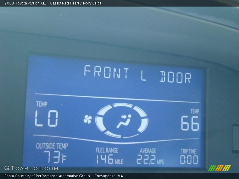 Cassis Red Pearl / Ivory Beige 2008 Toyota Avalon XLS
