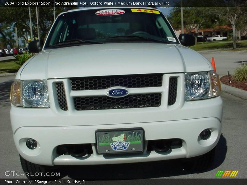 Oxford White / Medium Dark Flint/Dark Flint 2004 Ford Explorer Sport Trac Adrenalin 4x4