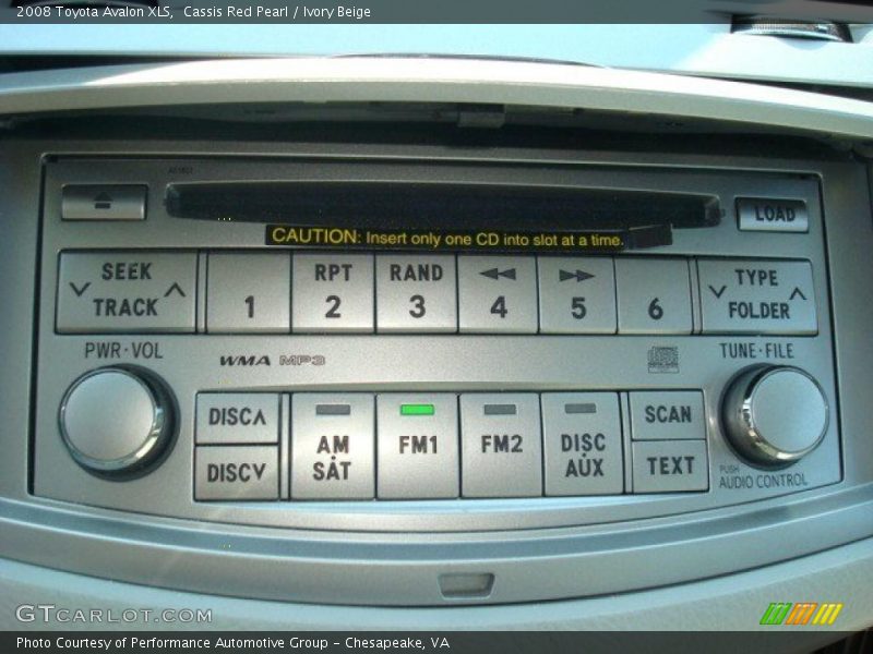 Cassis Red Pearl / Ivory Beige 2008 Toyota Avalon XLS
