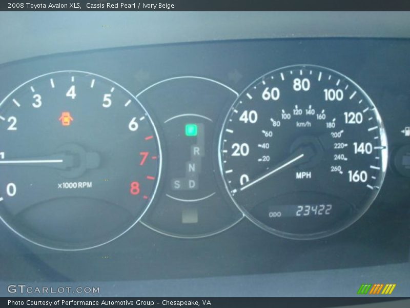 Cassis Red Pearl / Ivory Beige 2008 Toyota Avalon XLS
