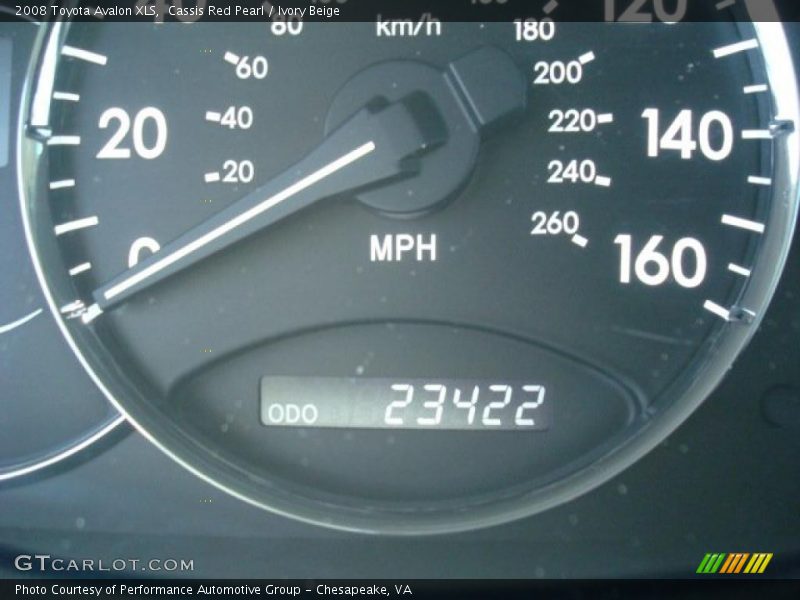 Cassis Red Pearl / Ivory Beige 2008 Toyota Avalon XLS