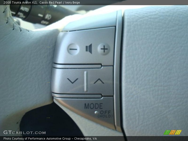 Cassis Red Pearl / Ivory Beige 2008 Toyota Avalon XLS