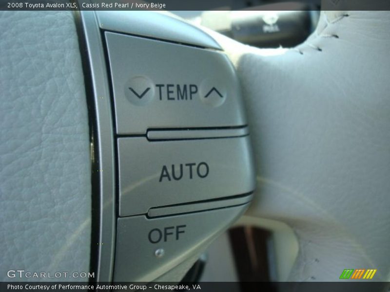 Cassis Red Pearl / Ivory Beige 2008 Toyota Avalon XLS