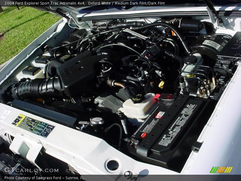 Oxford White / Medium Dark Flint/Dark Flint 2004 Ford Explorer Sport Trac Adrenalin 4x4