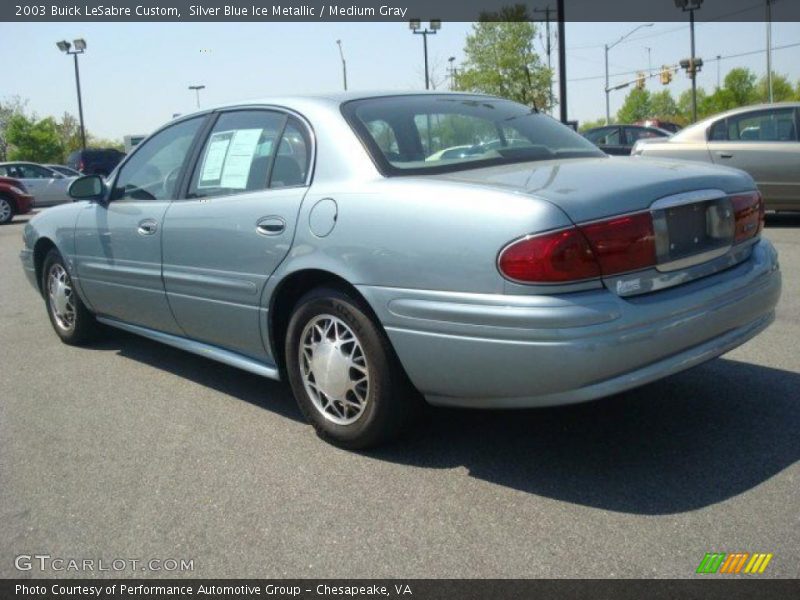 Silver Blue Ice Metallic / Medium Gray 2003 Buick LeSabre Custom