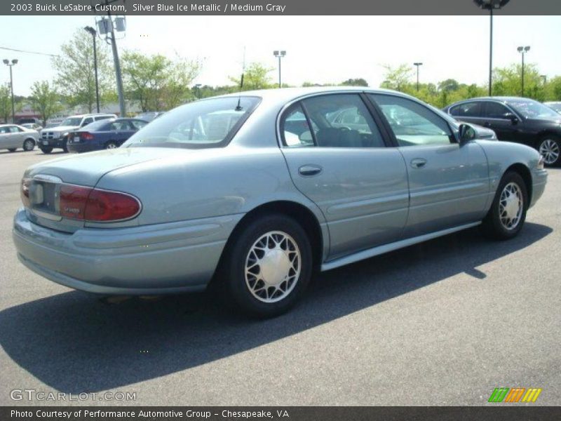 Silver Blue Ice Metallic / Medium Gray 2003 Buick LeSabre Custom