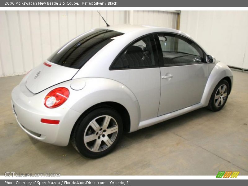 Reflex Silver / Black 2006 Volkswagen New Beetle 2.5 Coupe