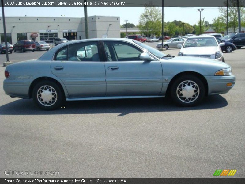 Silver Blue Ice Metallic / Medium Gray 2003 Buick LeSabre Custom