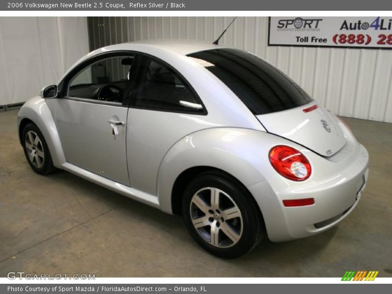 Reflex Silver / Black 2006 Volkswagen New Beetle 2.5 Coupe