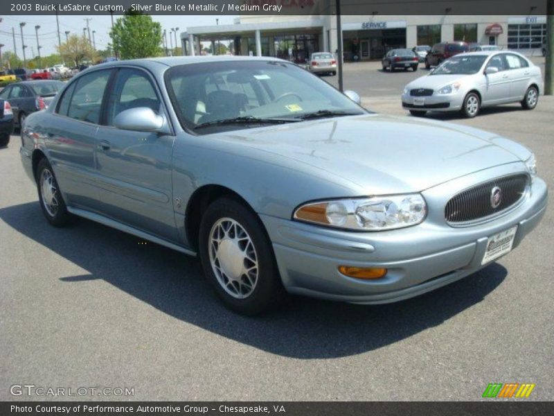 Silver Blue Ice Metallic / Medium Gray 2003 Buick LeSabre Custom