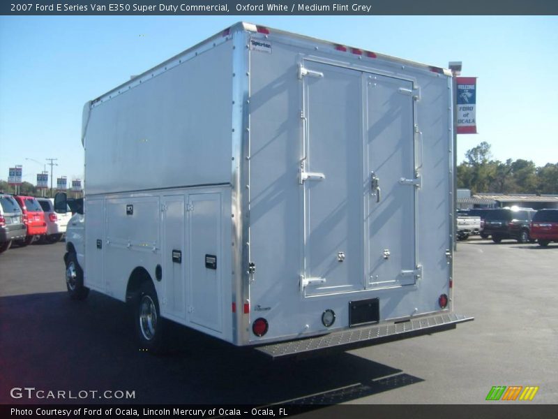 Oxford White / Medium Flint Grey 2007 Ford E Series Van E350 Super Duty Commercial
