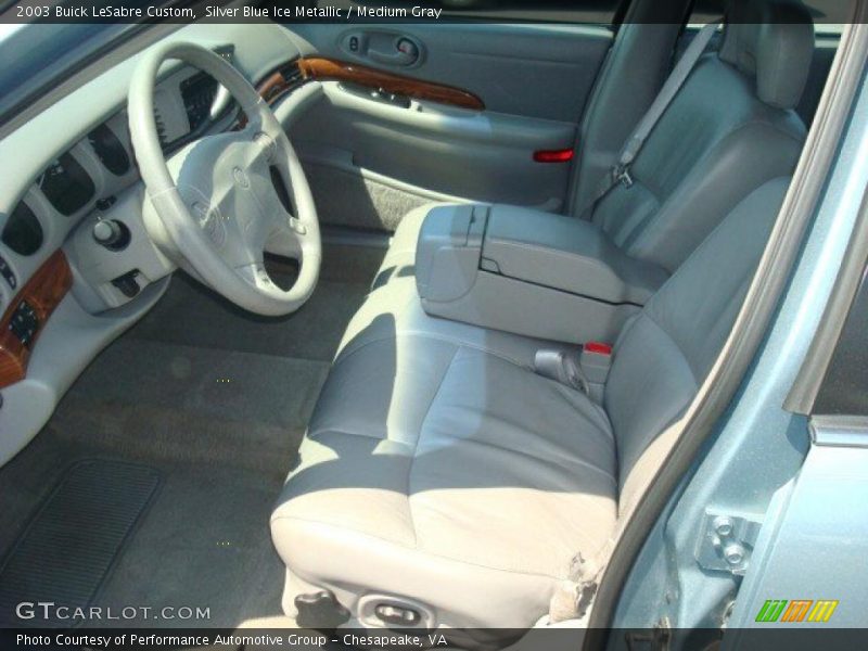 Silver Blue Ice Metallic / Medium Gray 2003 Buick LeSabre Custom