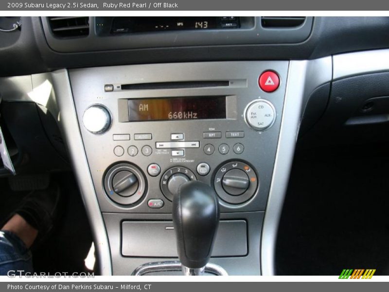 Ruby Red Pearl / Off Black 2009 Subaru Legacy 2.5i Sedan