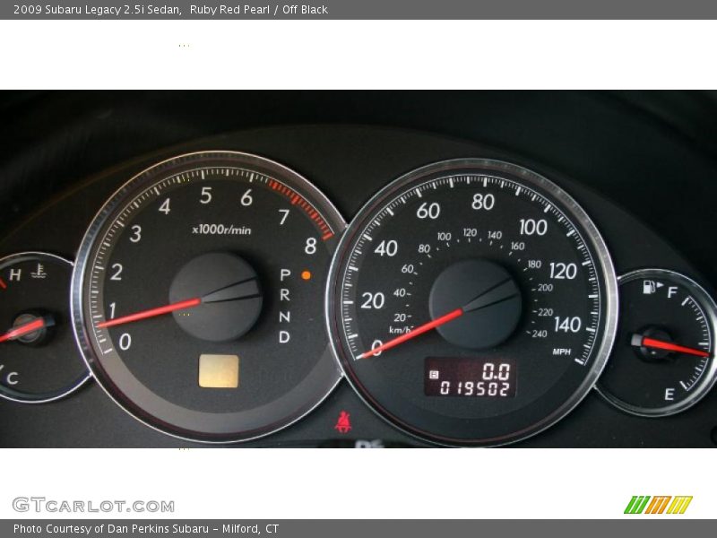 Ruby Red Pearl / Off Black 2009 Subaru Legacy 2.5i Sedan