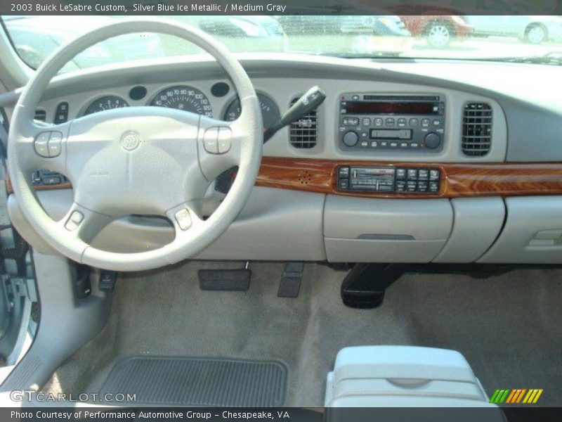 Silver Blue Ice Metallic / Medium Gray 2003 Buick LeSabre Custom