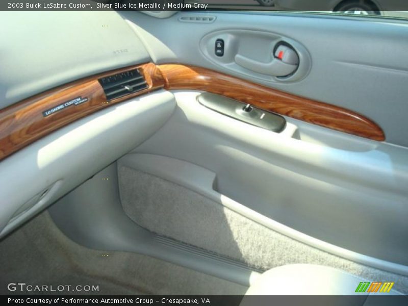 Silver Blue Ice Metallic / Medium Gray 2003 Buick LeSabre Custom