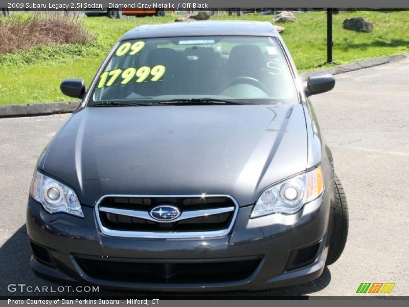 Diamond Gray Metallic / Off Black 2009 Subaru Legacy 2.5i Sedan