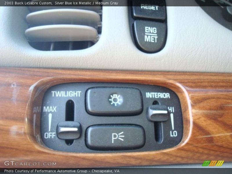 Silver Blue Ice Metallic / Medium Gray 2003 Buick LeSabre Custom
