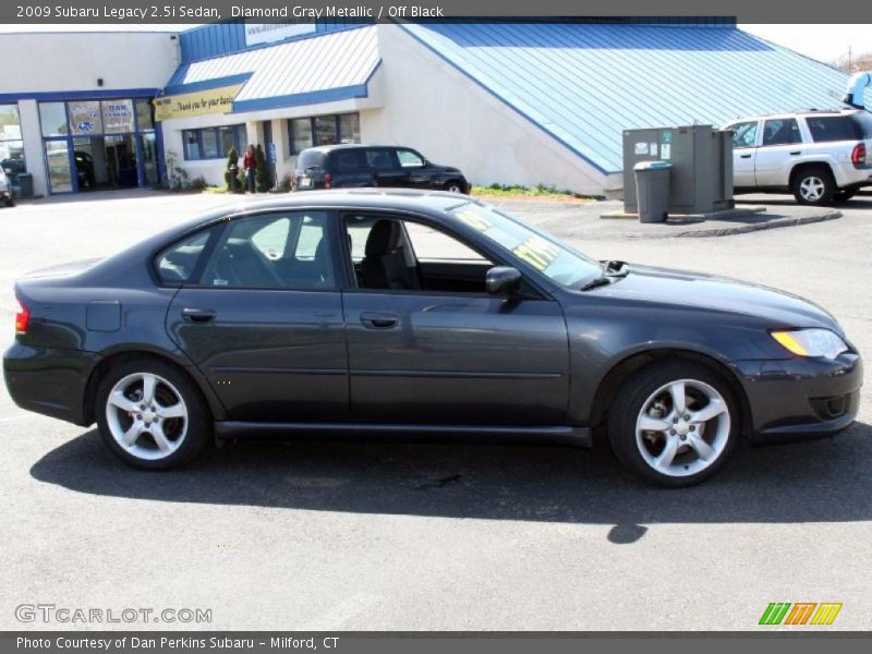 Diamond Gray Metallic / Off Black 2009 Subaru Legacy 2.5i Sedan