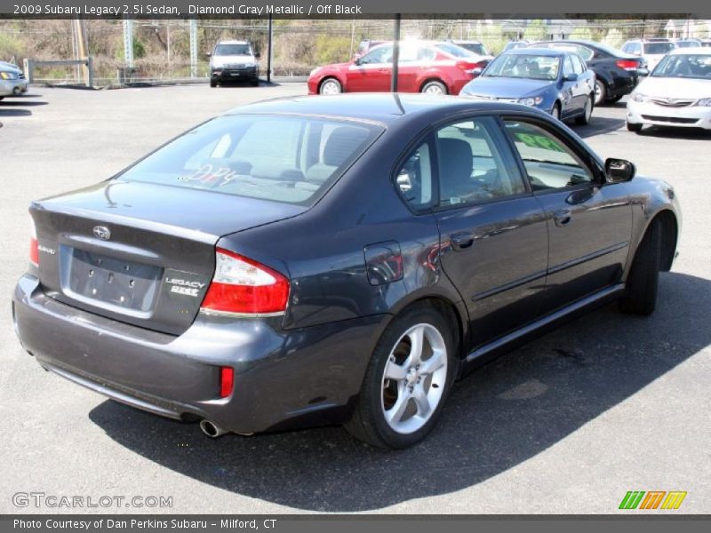 Diamond Gray Metallic / Off Black 2009 Subaru Legacy 2.5i Sedan